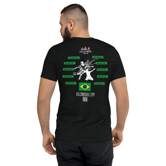 Short sleeve t-shirt Top 10 Soccer Brazil