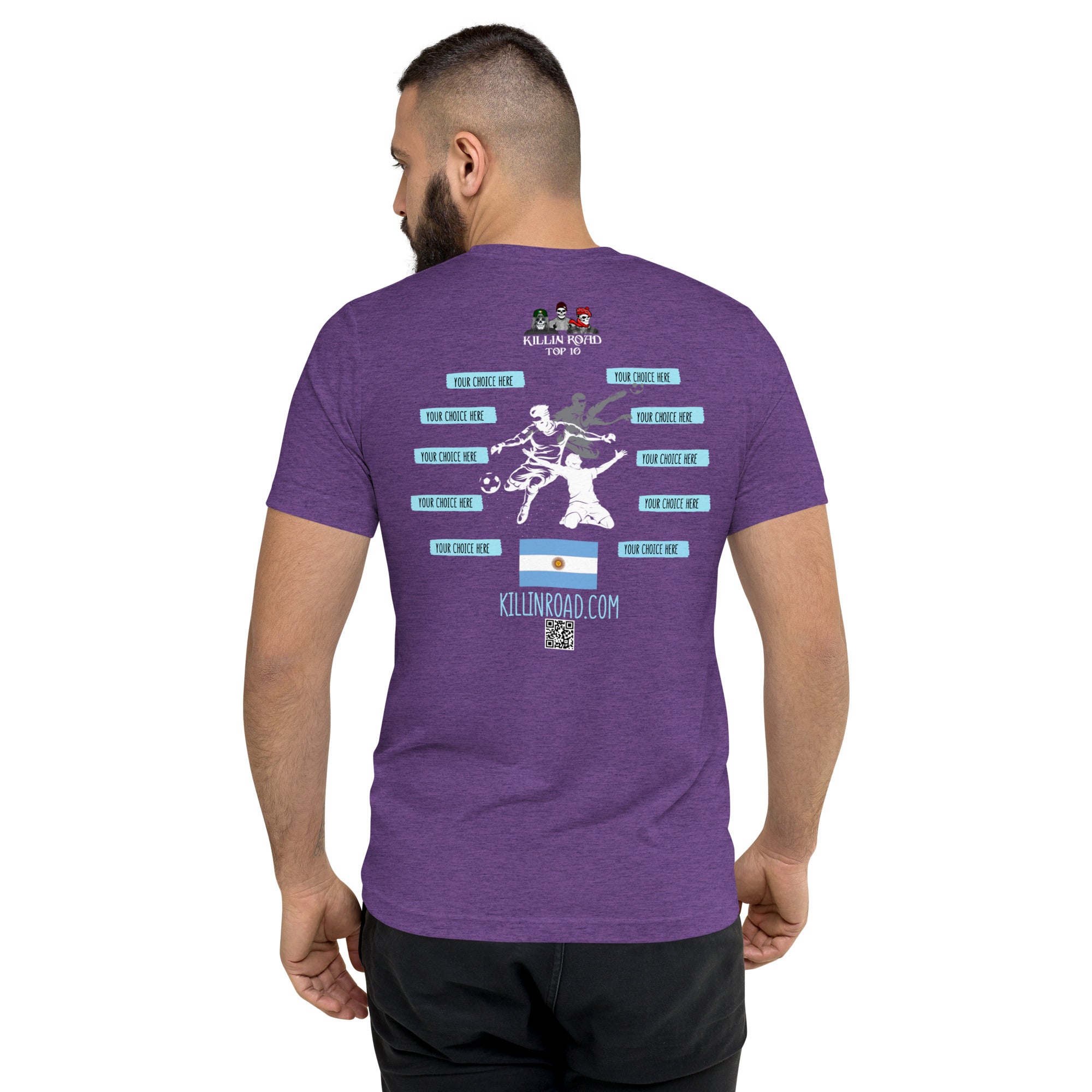 Short sleeve t-shirt Top 10 Soccer Argentina