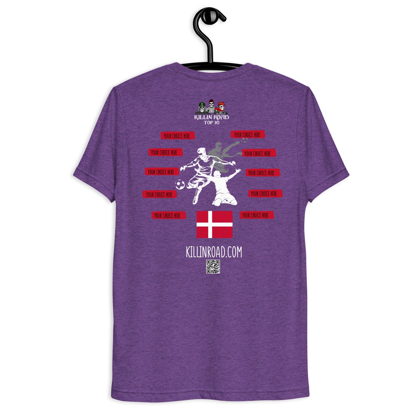 Short sleeve t-shirt Top 10 Soccer Denmark