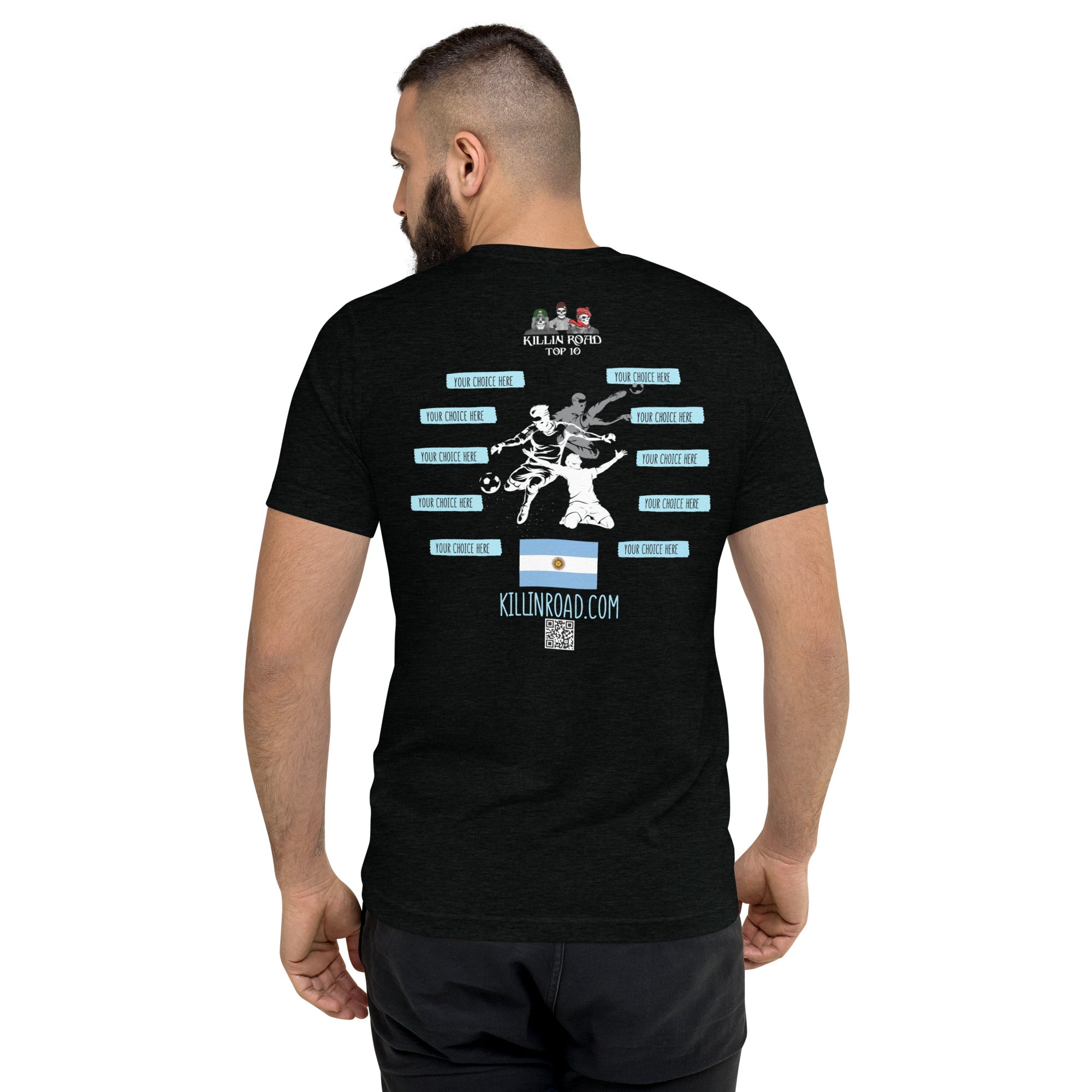Short sleeve t-shirt Top 10 Soccer Argentina