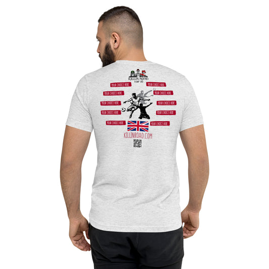 Short sleeve t-shirt Top 10 Soccer England