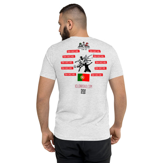 Short sleeve t-shirt Top 10 Soccer Portugal